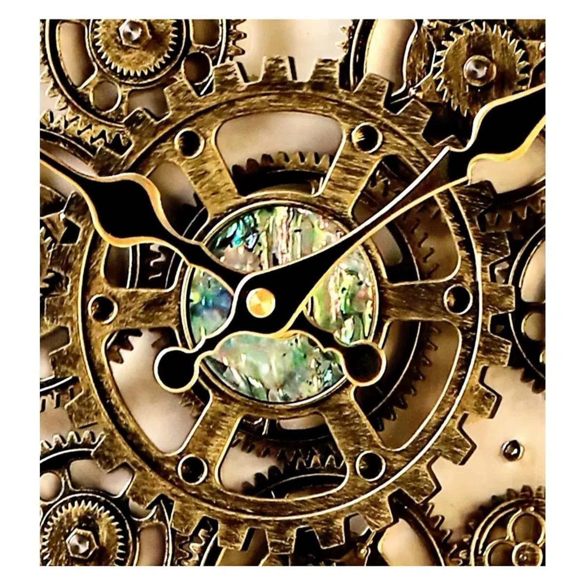 Reloj de abuelo Reloj de piso de metal con números romanos estilo europeo