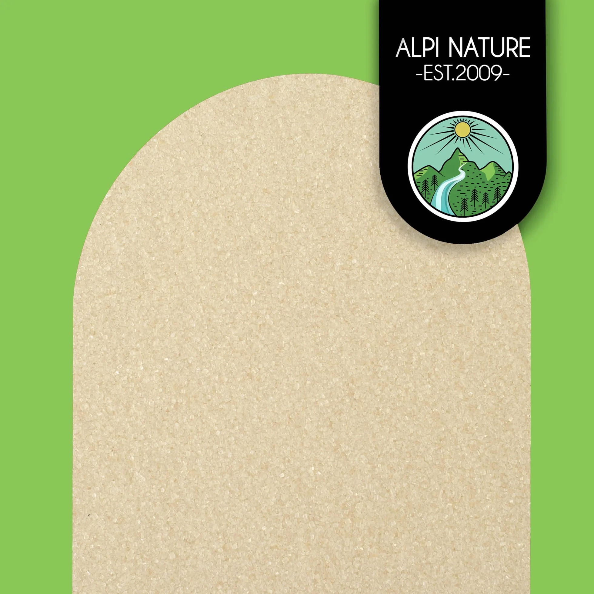 Alpi Nature Azúcar de Caña Crudo Orgánico 1kg, Azúcar Moreno Claro para Cocinar y Hornear