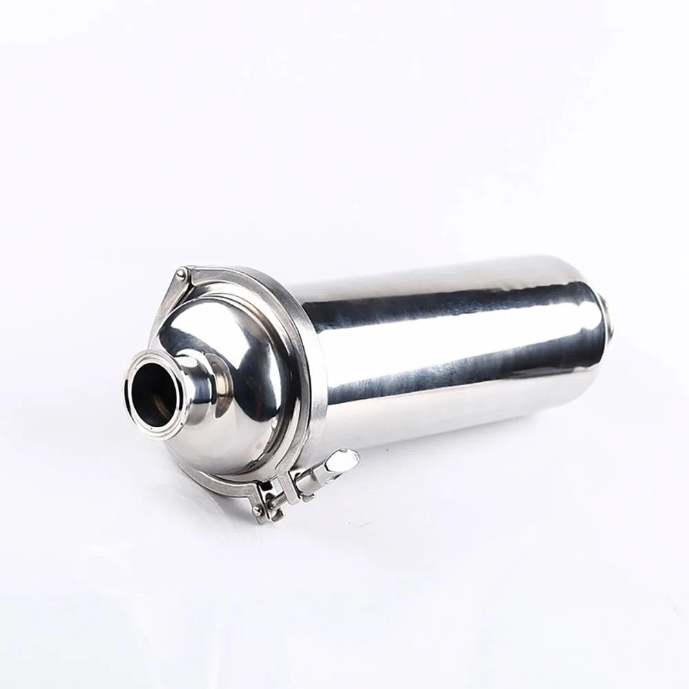 1 filtro sanitario de triple abrazadera para cerveza casera, vino, lácteos, conexión de triple abrazadera de 1 pulgada, ajuste de tubería de 25 mm (malla 120)