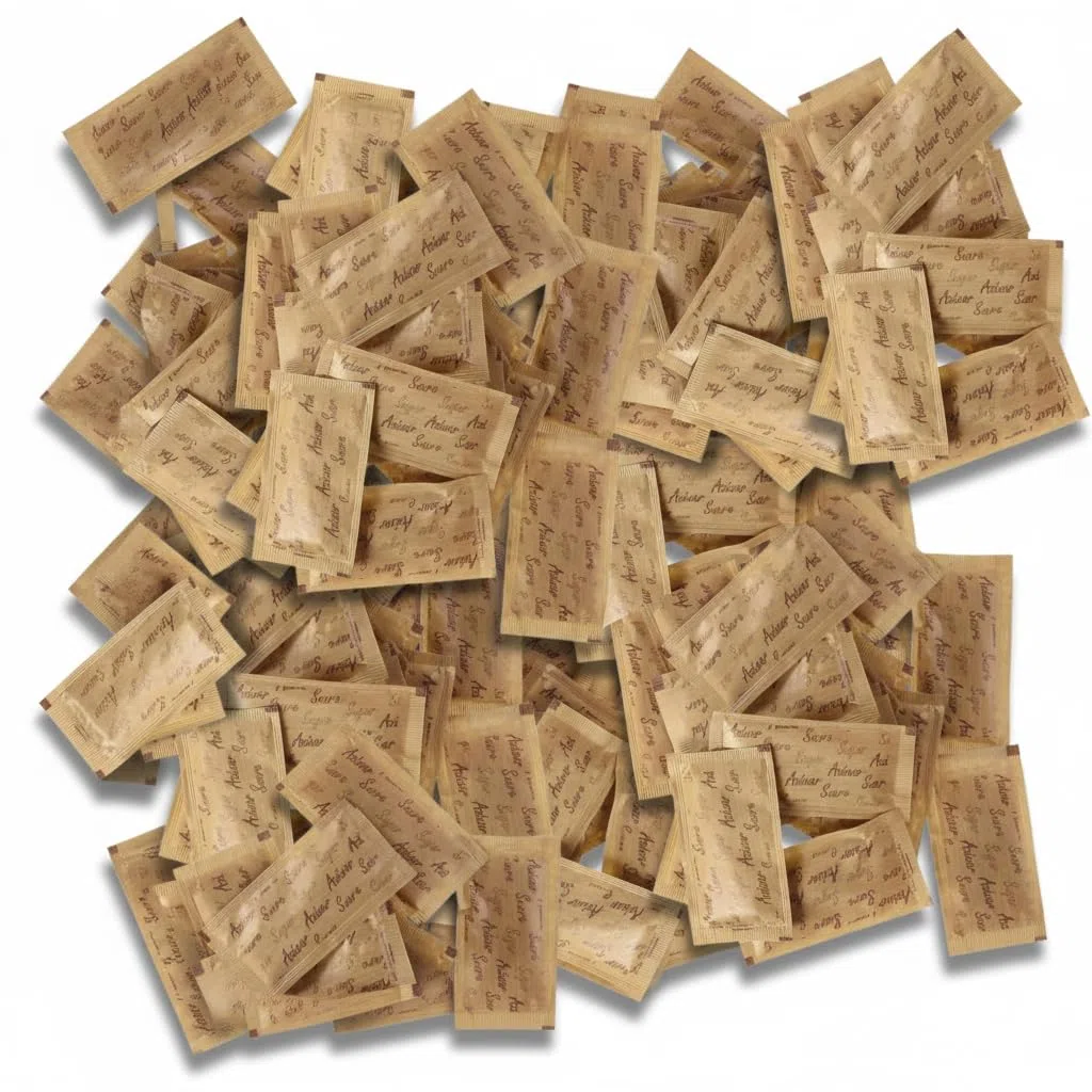 Pack Exclusivo de Azúcar Moreno Natural - 500 Sobres Monodosis de 6 g Ideal para Hostelería, oficina, comercio, casa