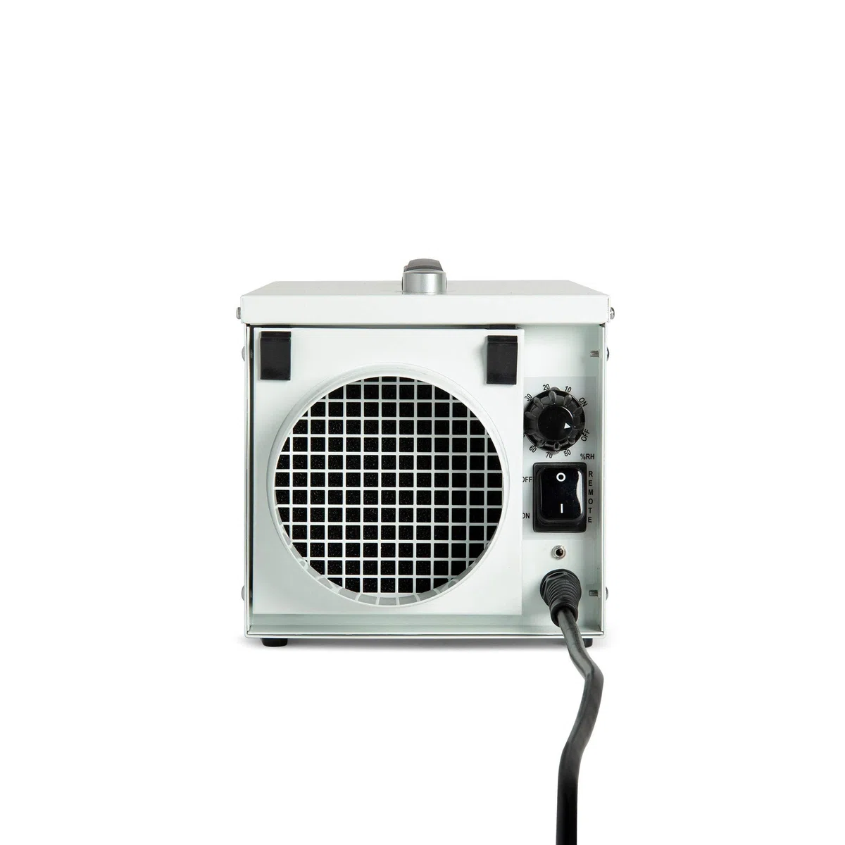 Ecor Pro DryFan DH1200 - Deshumidificador de adsorción (12 l/día, construcción totalmente metálica con revestimiento epoxi, para uso doméstico e industrial y para habitaciones de hasta 200 m²)