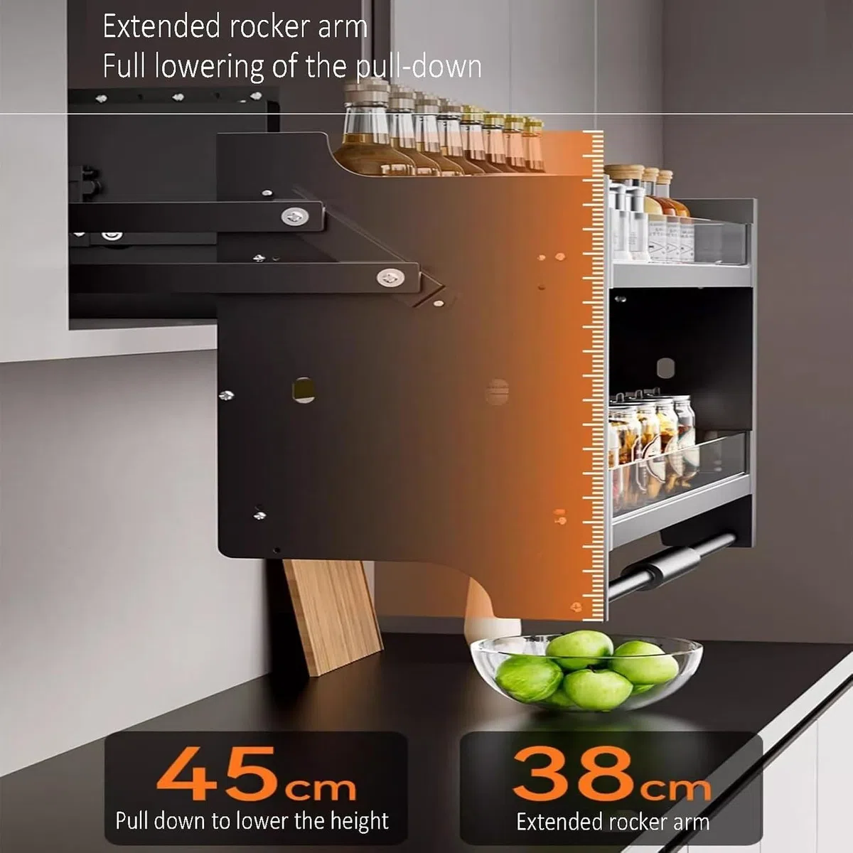 Extraíble Armario 700cm Estante Cocina Bar Cafetería
