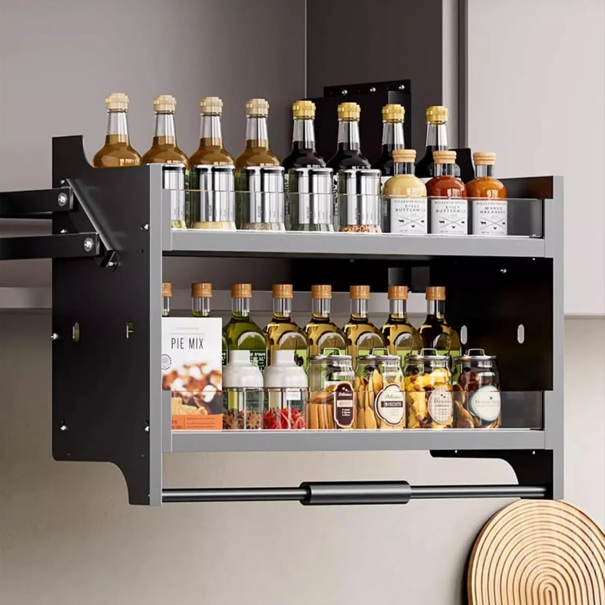 Extraíble Armario 700cm Estante Cocina Bar Cafetería