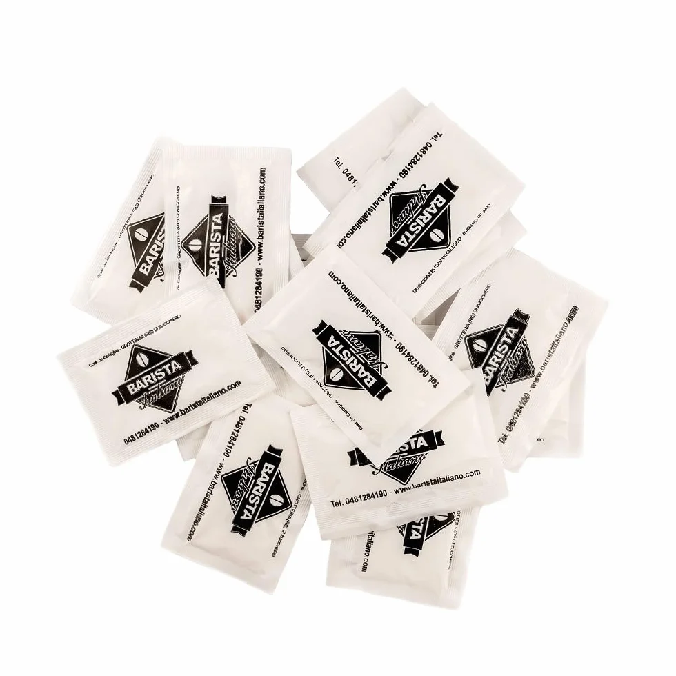 Barista Italiano - 400 Sobres de Azúcar Blanco de 4g | Perfectos para una taza de café | Made in Italy