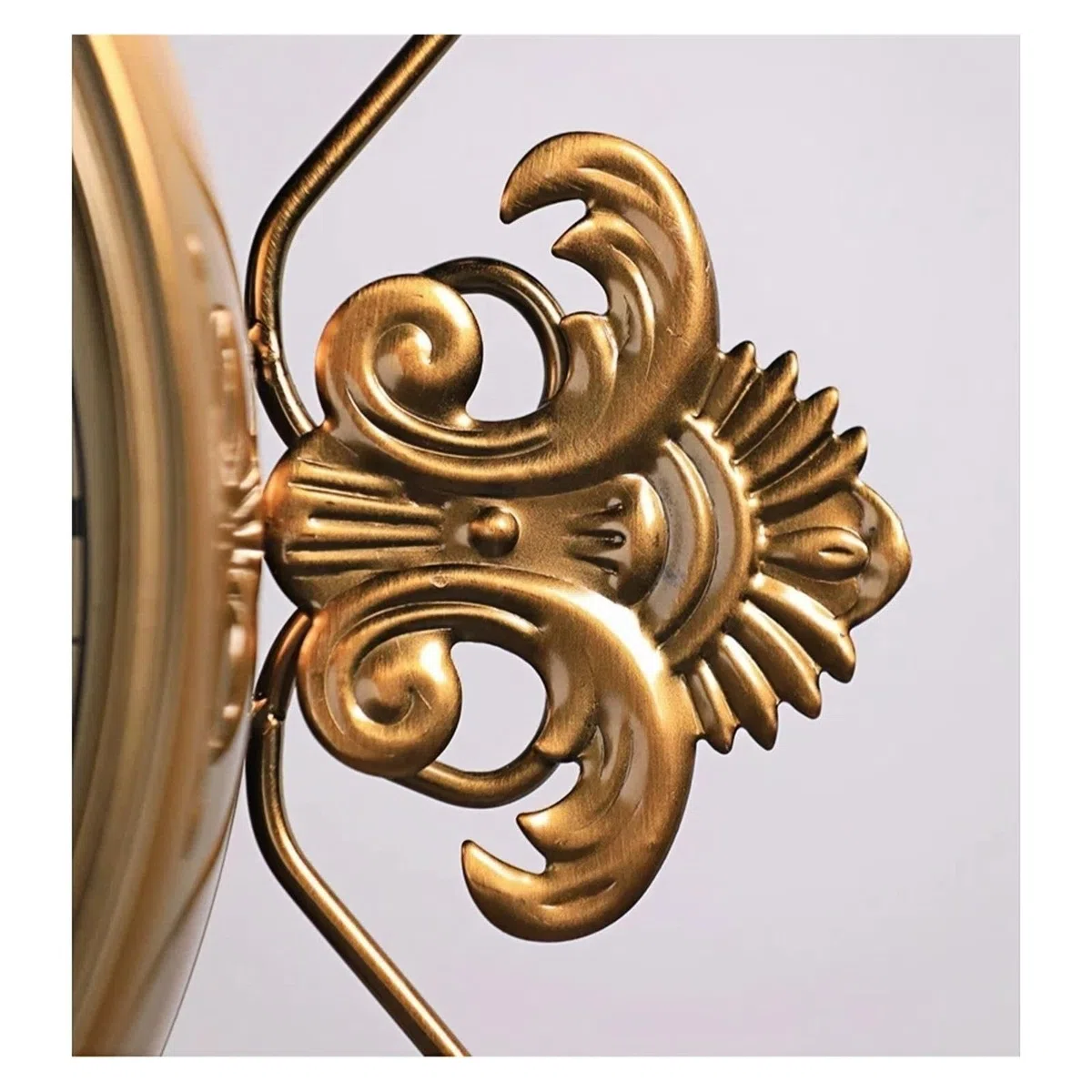 Reloj de abuelo Reloj de piso de metal con números romanos estilo europeo