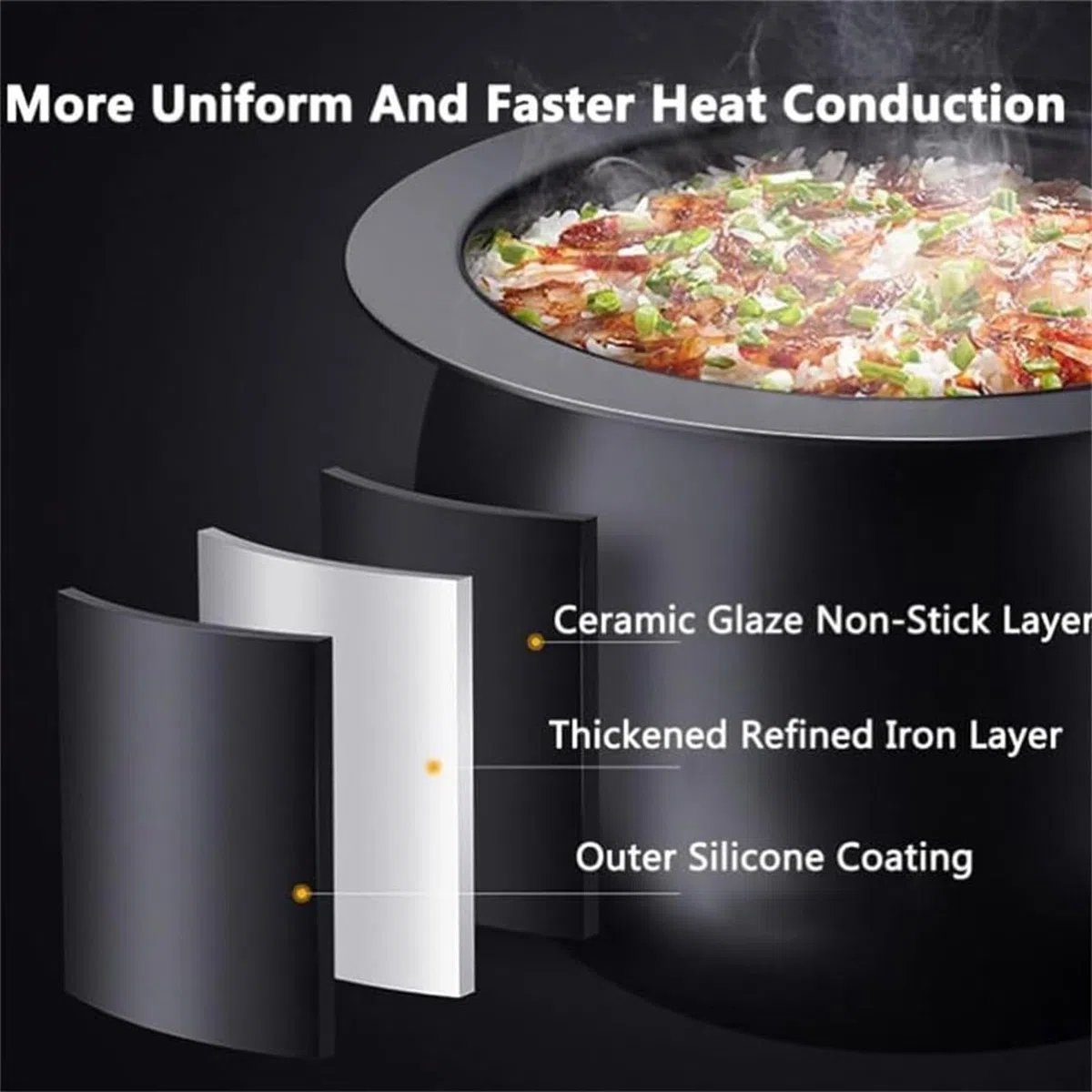 Máquina de cocción automática Inteligente con rotación de 360 Grados, procesador de Alimentos Comercial Tipo Tambor, máquina de cocción automática Multifuncional,