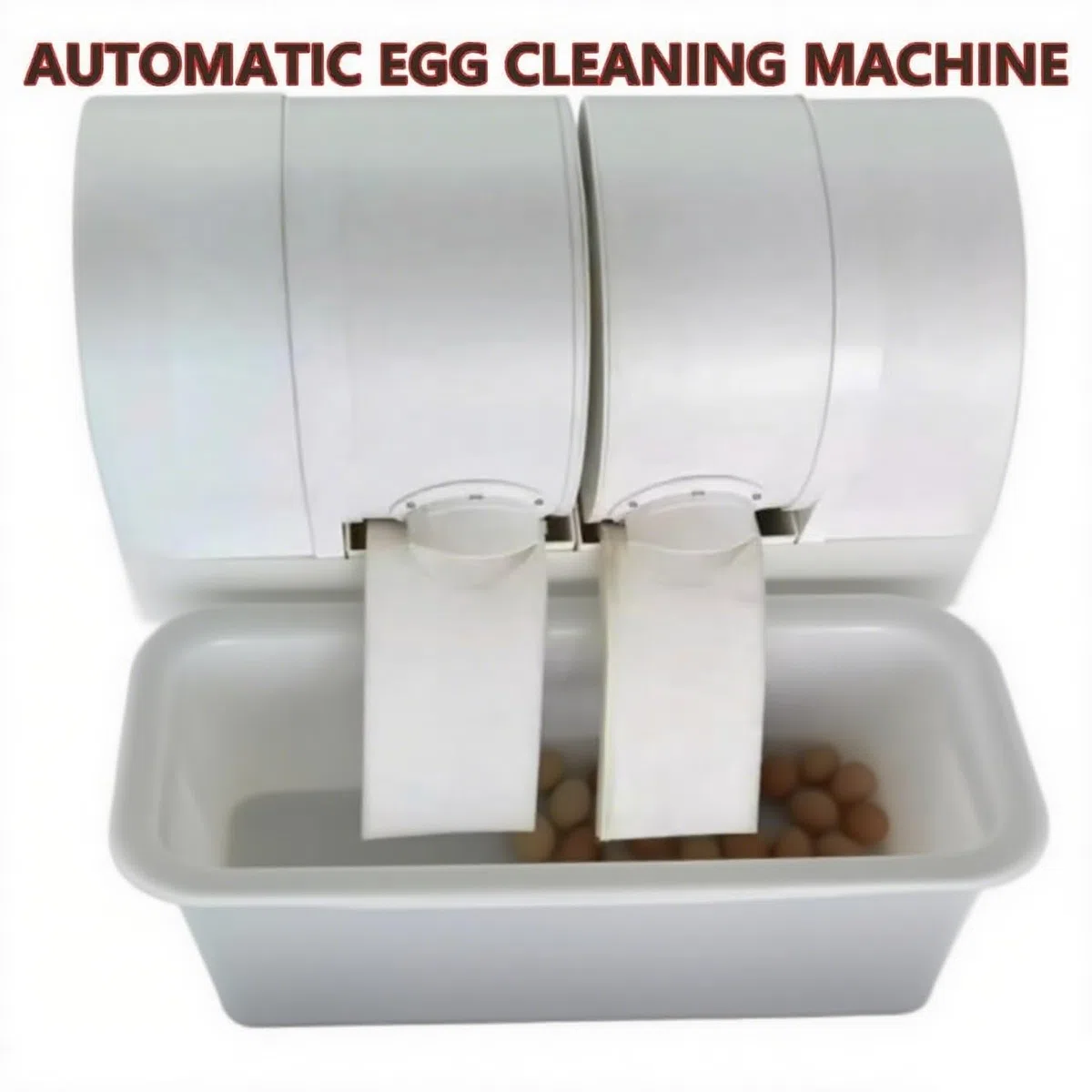 Equipo de lavado automático de huevos, limpiador eléctrico de doble estilo para huevos de pollo, pato y ganso, ideal para granjas y restaurantes